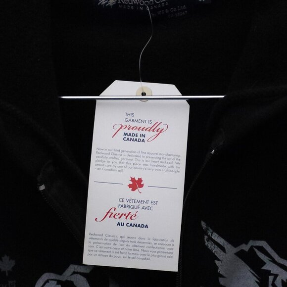 HTF VIA Rail Hoodie VIA Dome Car Men's Size Small Full Zip Hoodie BNWT Redwood🍁 - Picture 6 of 8